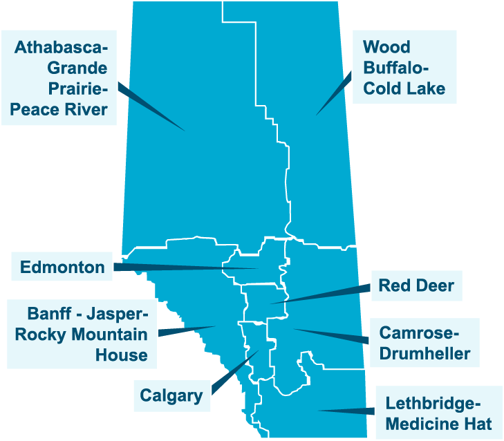 Economic Regions Map